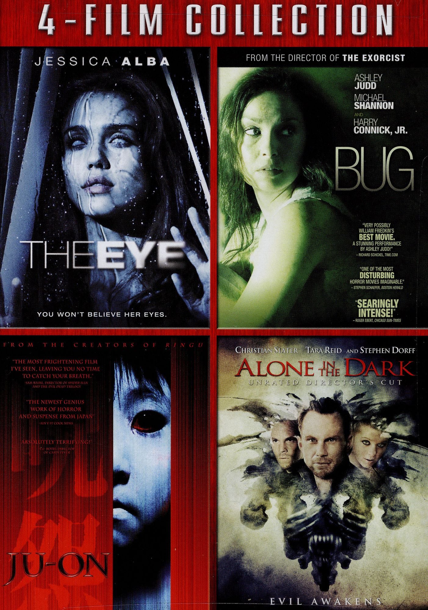 The Eye/Bug/Ju-on/Alone in the Dark [4 Discs]
