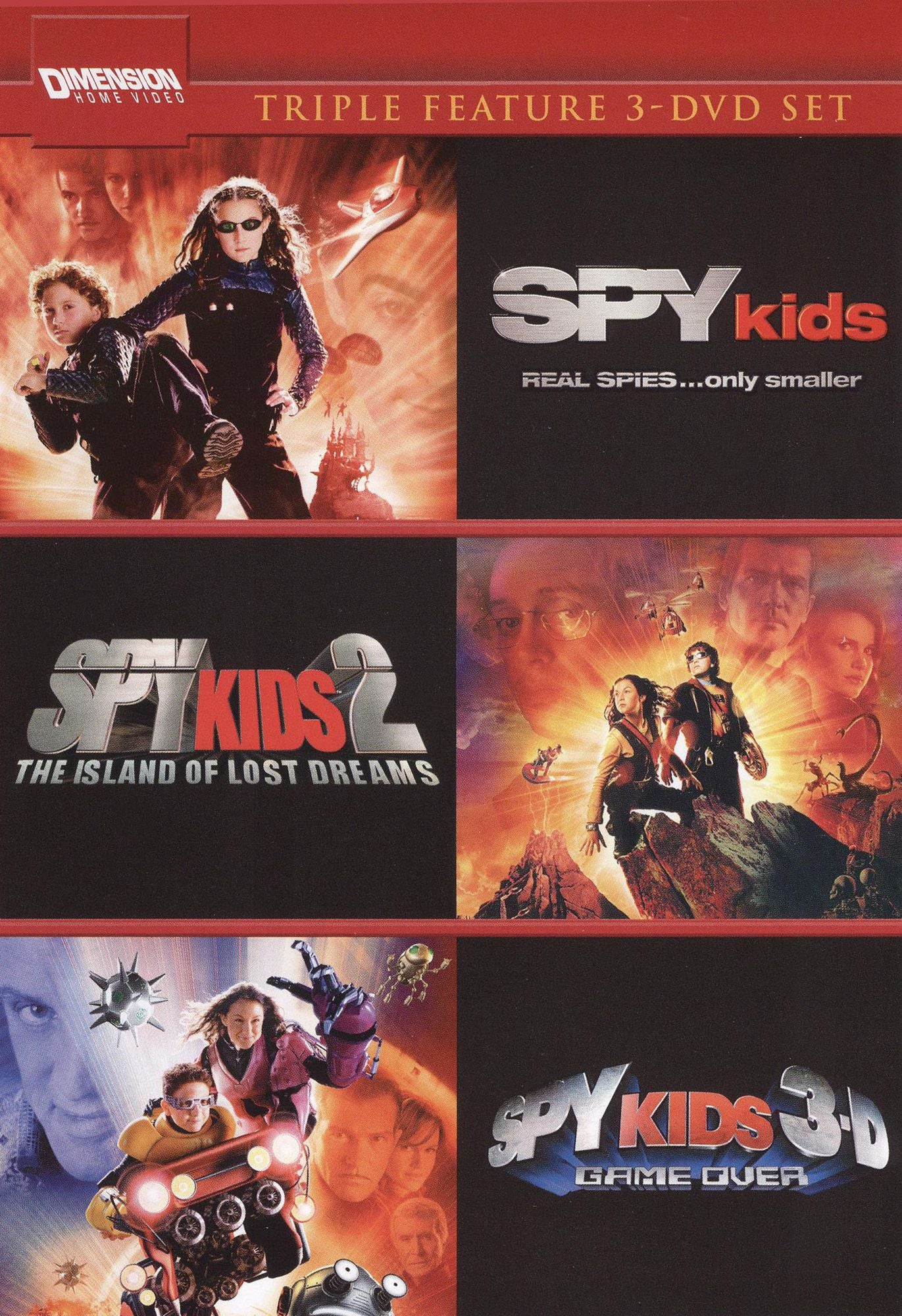 Spy Kids/Spy Kids 2: Island of Lost Dreams/Spy Kids 3: Game Over [4 Discs]