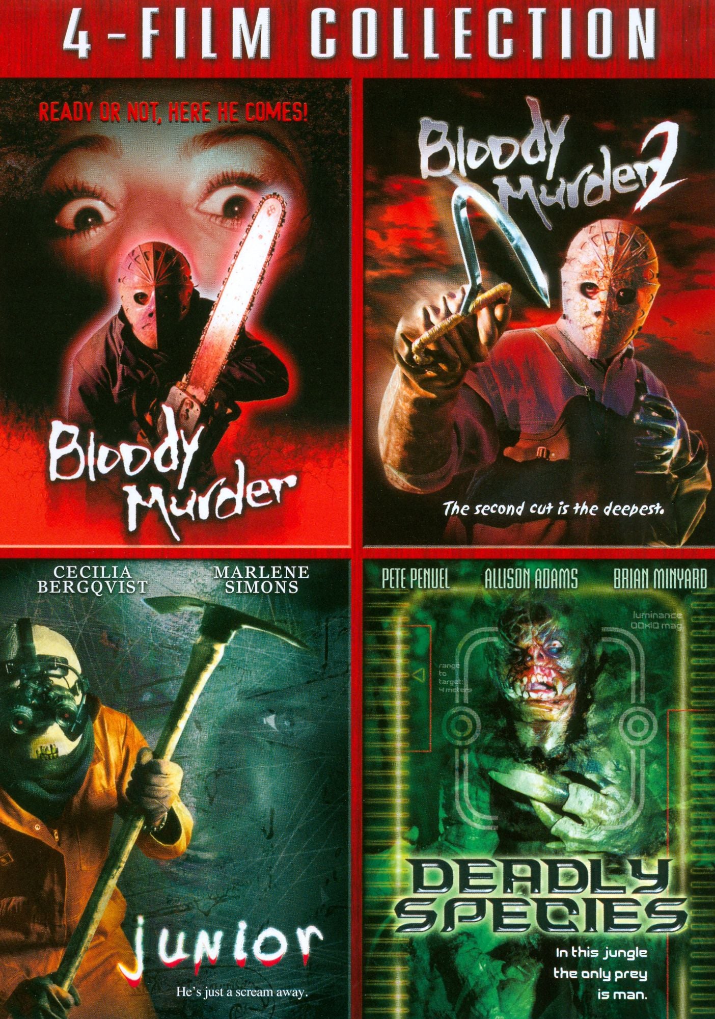 Bloody Murder/Bloody Murder 2/Junior/Deadly Species [2 Discs]