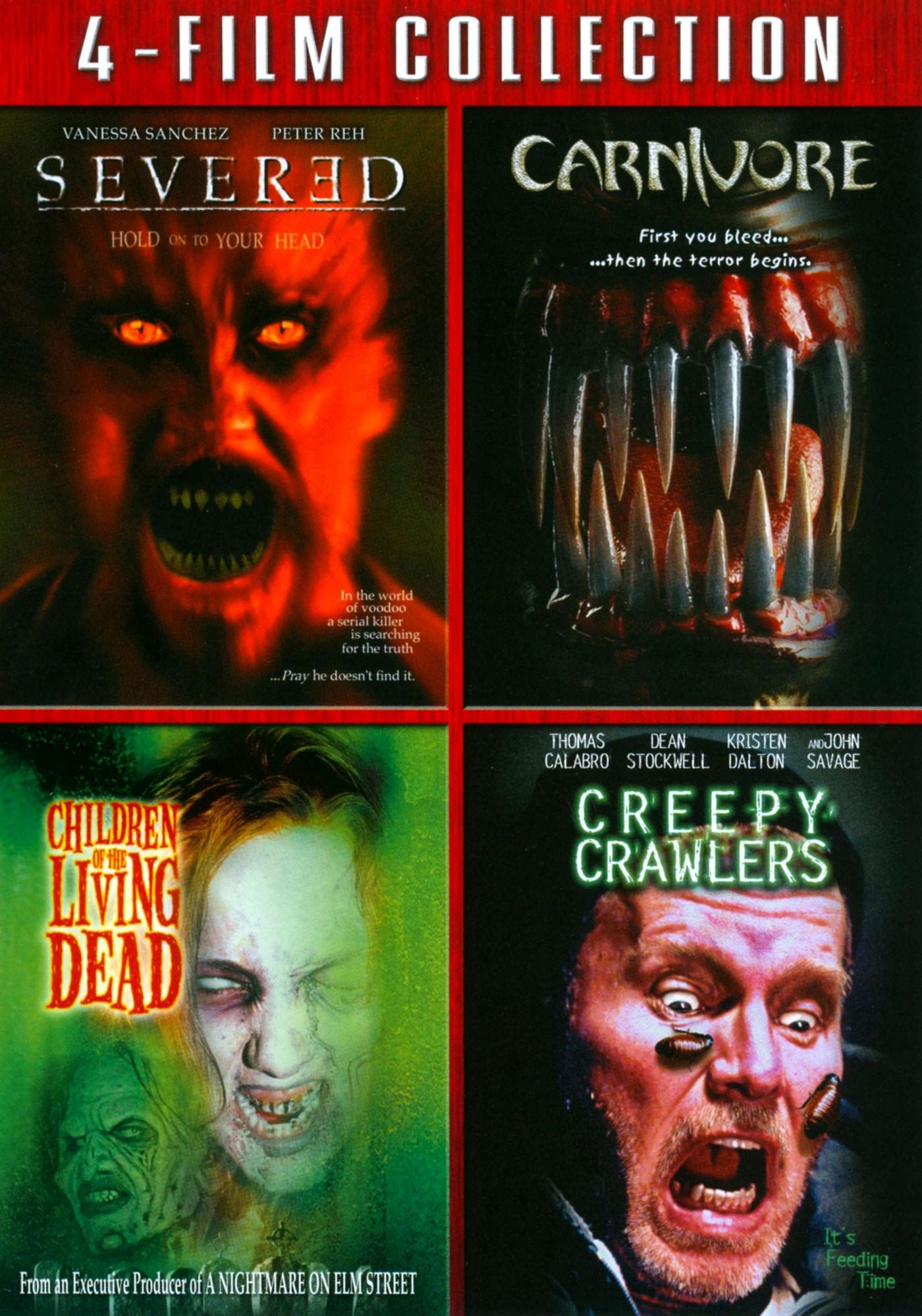 Severed/Carnivore/Children of the Living Dead/Creepy Crawlers [4 Discs]