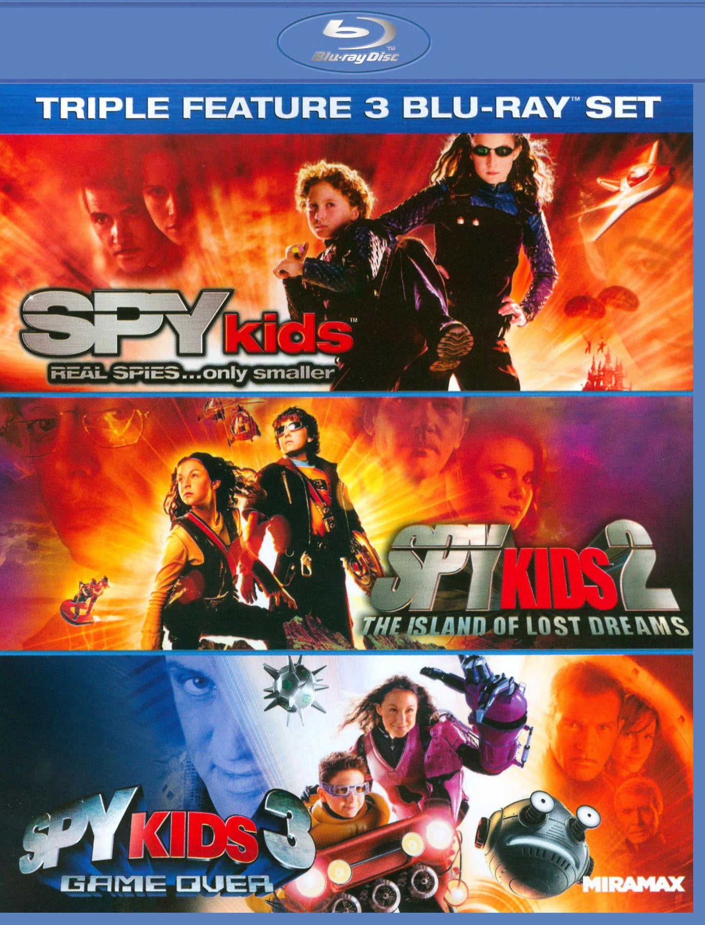 Spy Kids/Spy Kids 2: The Island of Lost Dreams/Spy Kids 3: Game Over [3 Discs] [Blu-ray]