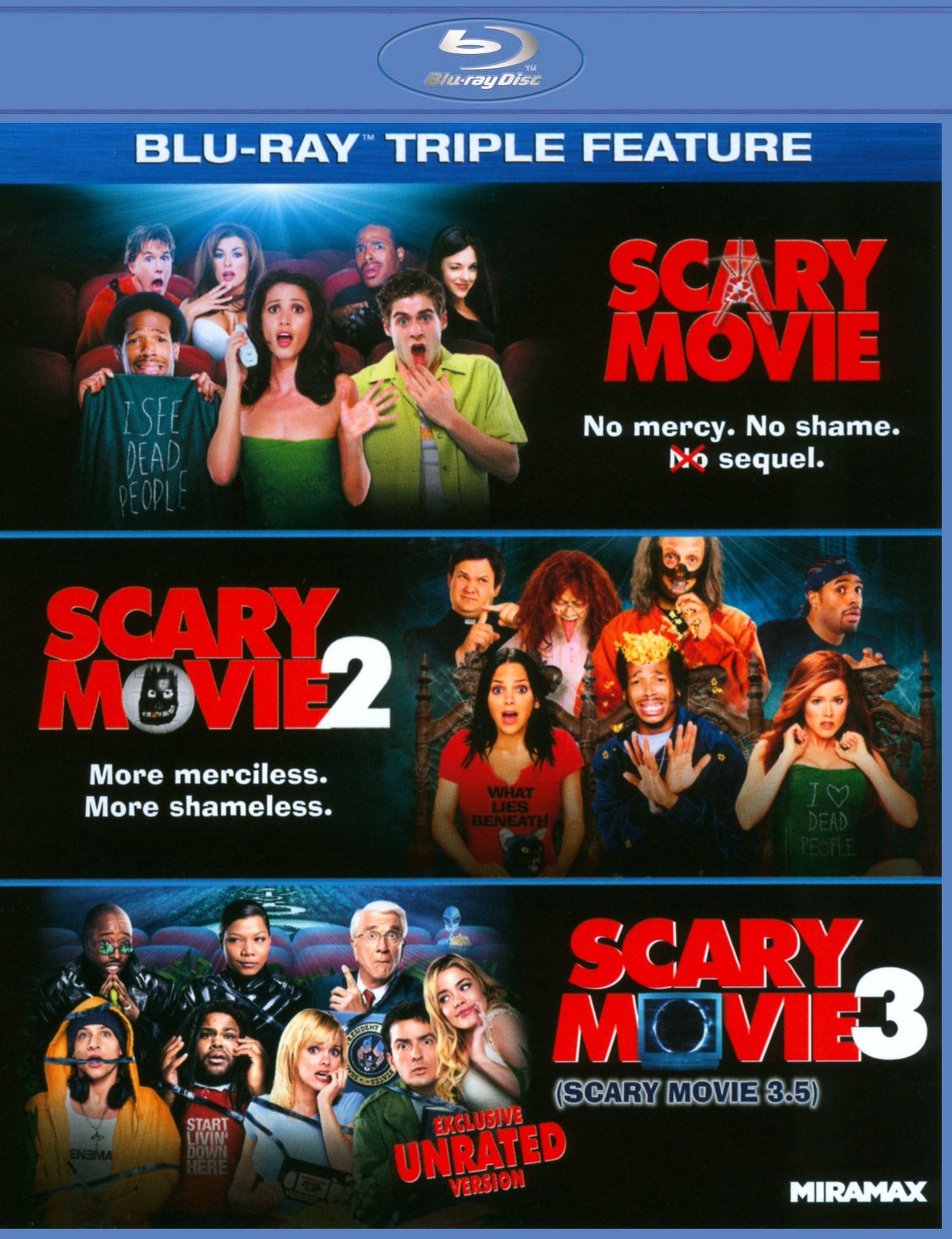 Scary Movie 1-3 [3 Discs] [Blu-ray]