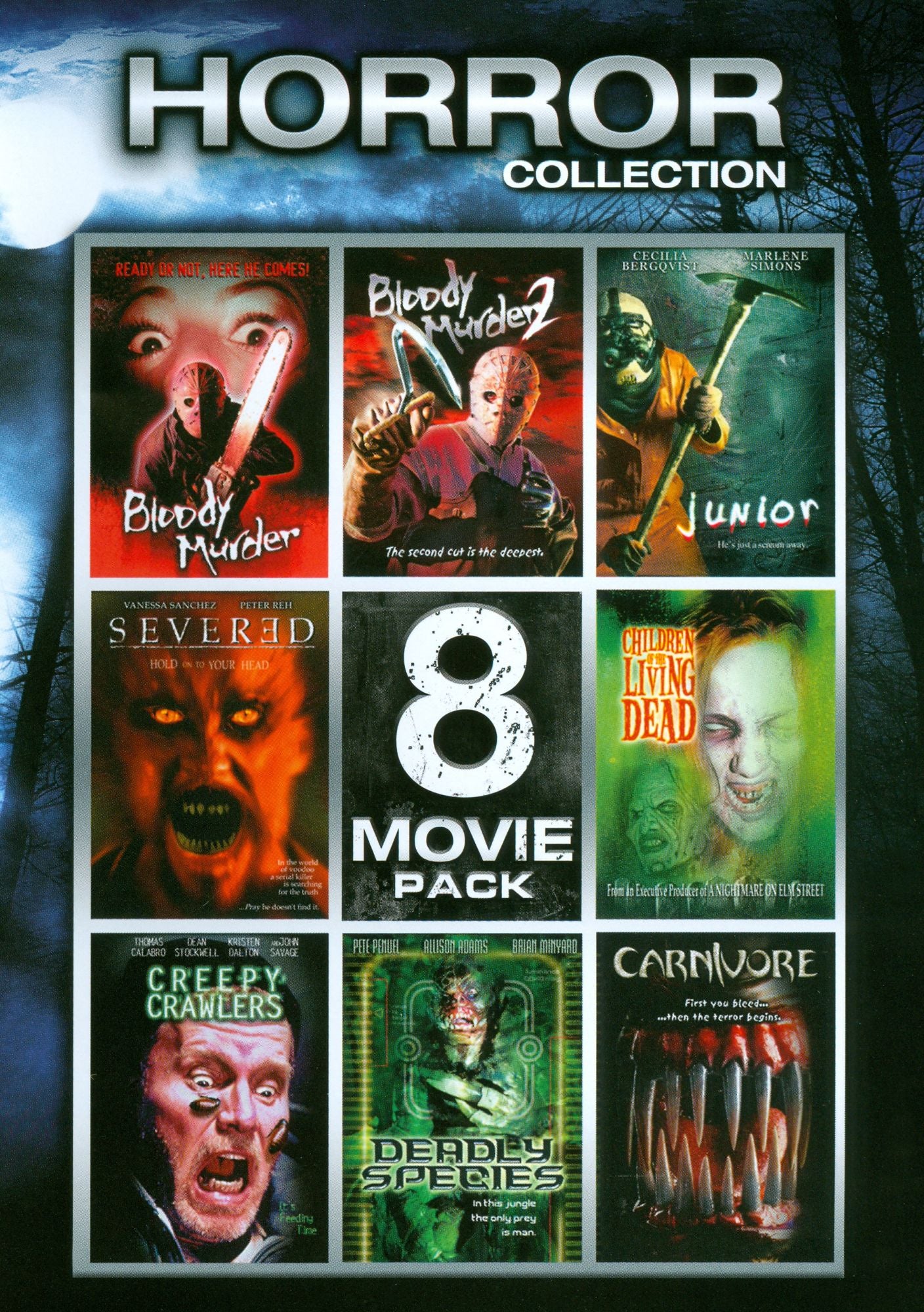 Horror Collection: 8 Movie Pack [2 Discs]