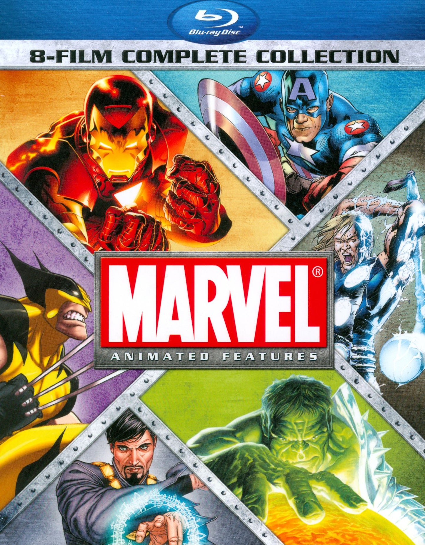 Marvel Animated Features 8-Film Complete Collection [Blu-ray]