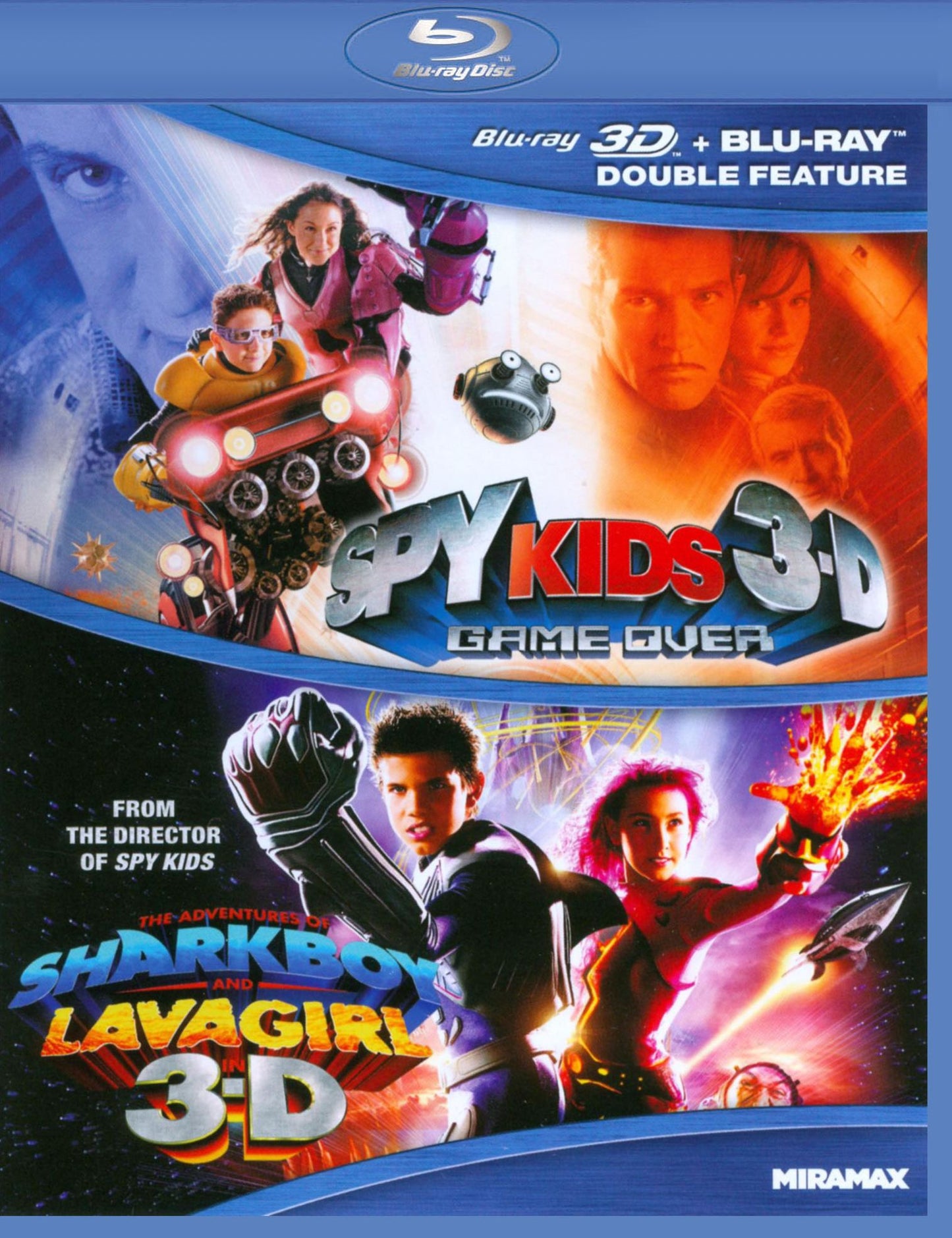 Spy Kids 3-D: Game Over/The Adventures of Sharkboy and Lavagirl 3-D [2 Discs] [3D] [Blu-ray]