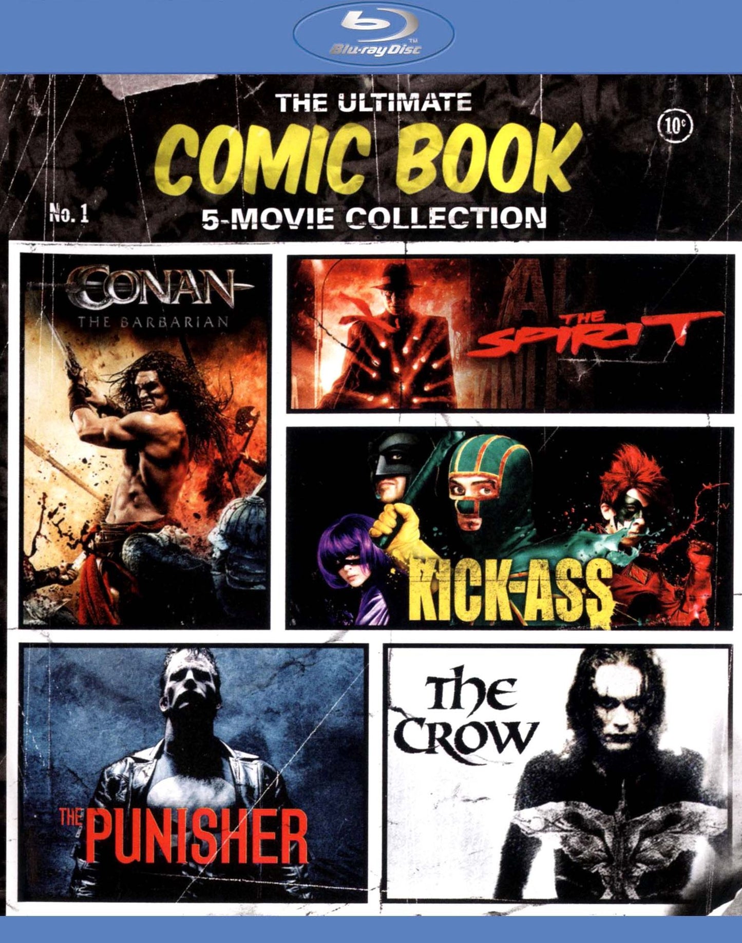The Ultimate Comic Book 5-Movie Collection [3 Discs] [Blu-ray]