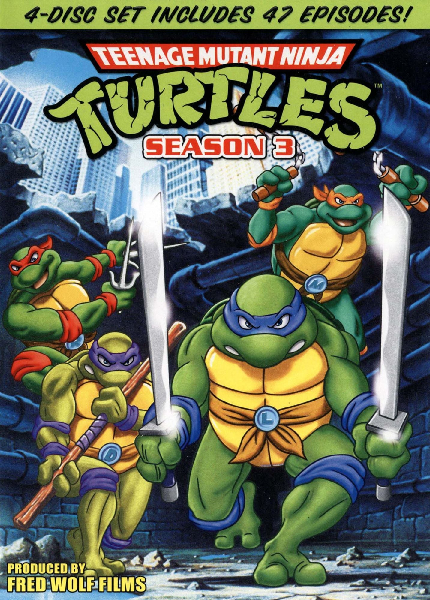 Teenage Mutant Ninja Turtles: Season 3 [4 Discs]