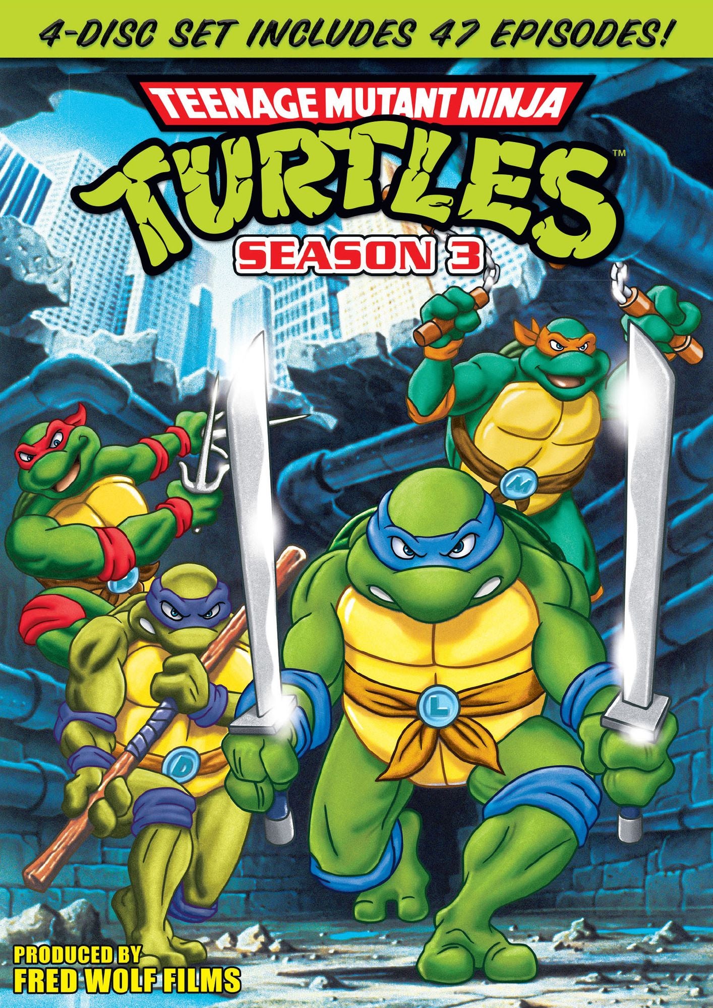 Teenage Mutant Ninja Turtles: Season 3 [4 Discs]
