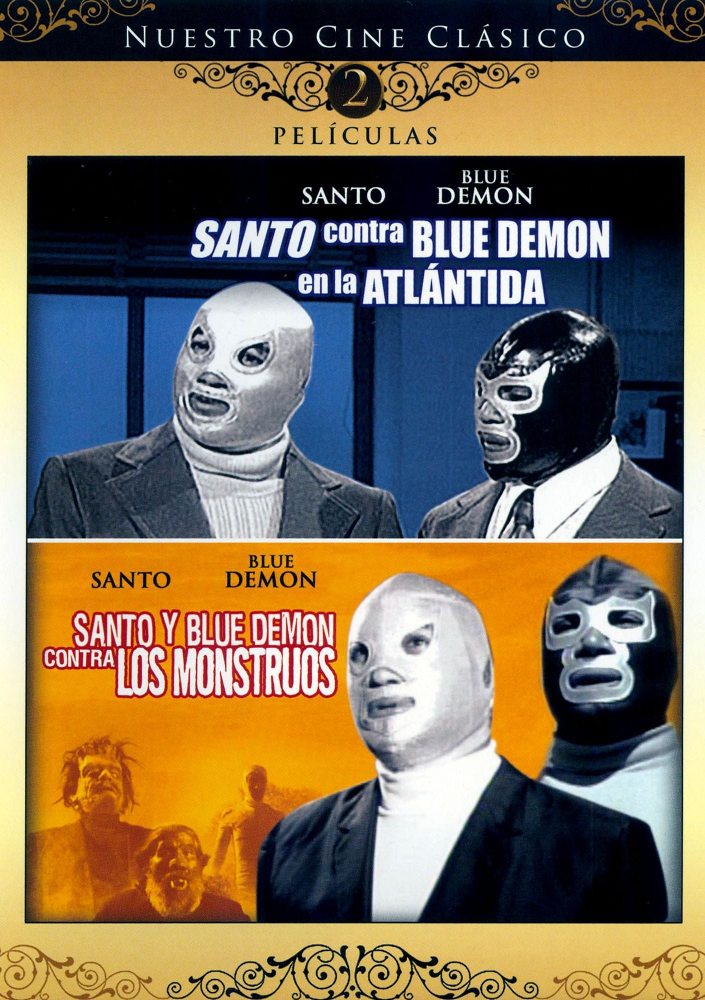 Nuestro Cine Clasico: Santo y Blue Demon en La Atlantida/Santo y Blue Demon Contra Los Monstruos