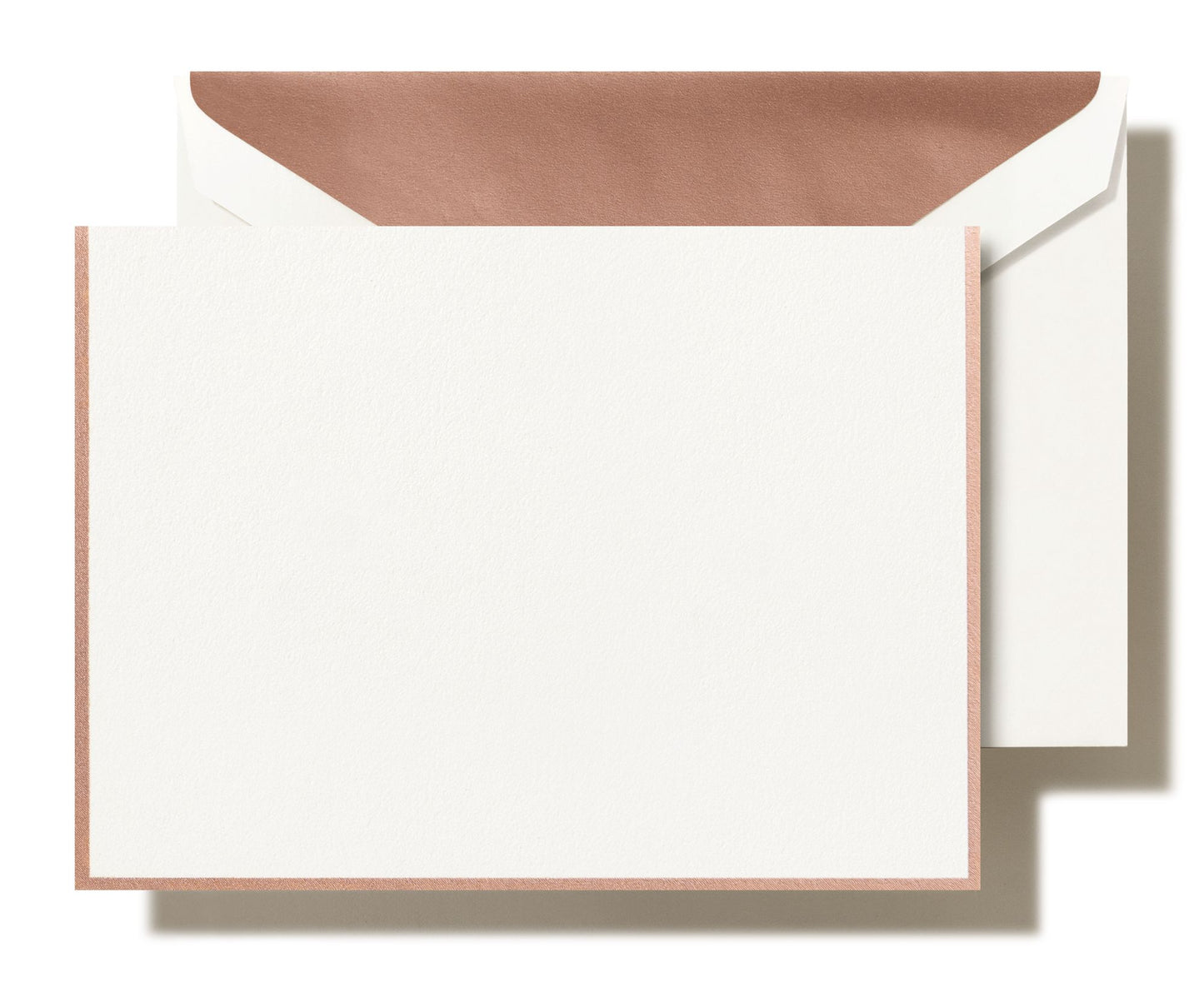 Rose Gold Bordered Note