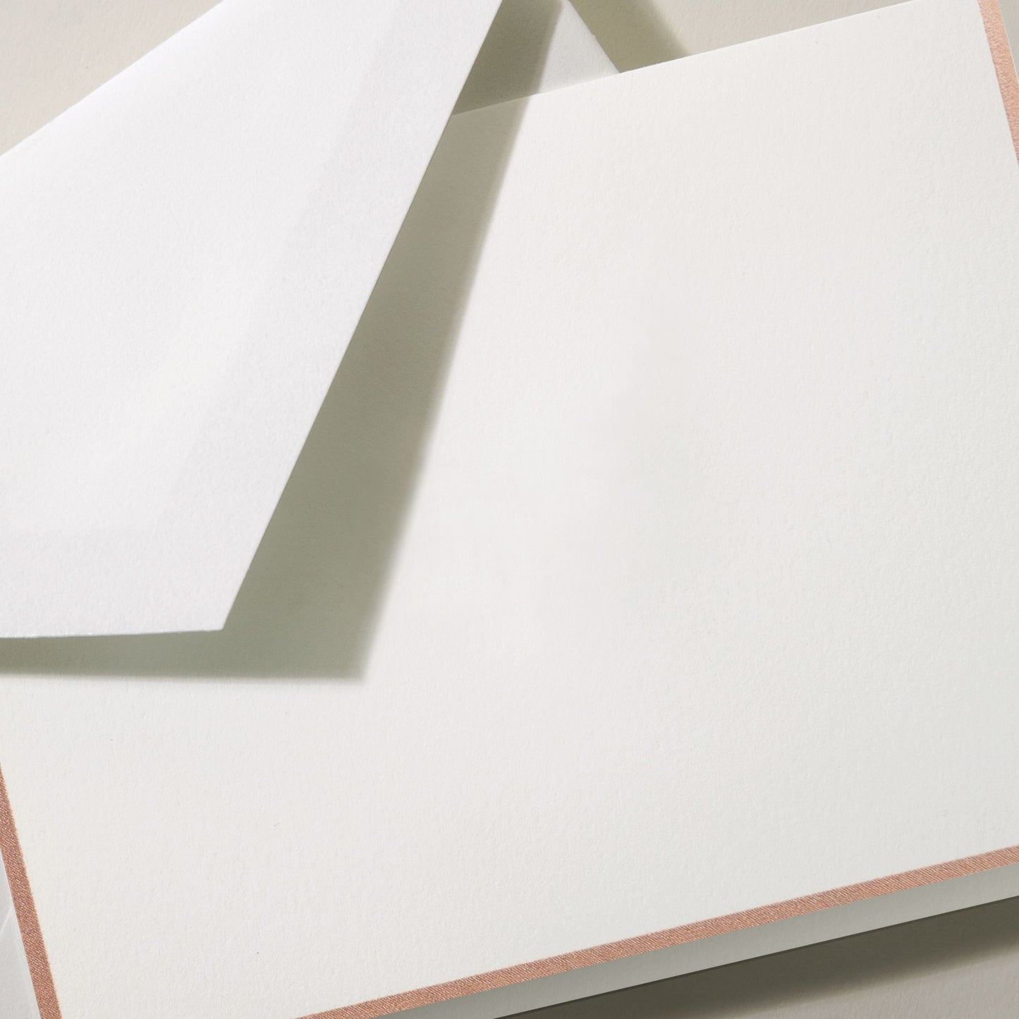 Rose Gold Bordered Note