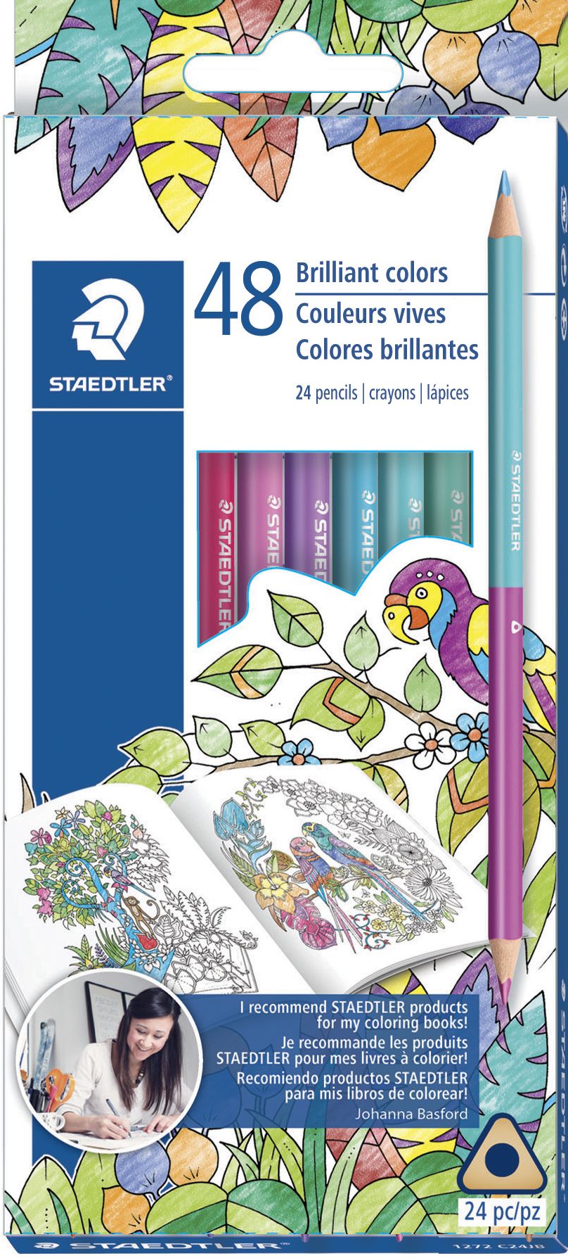 Col. pencil double 24pcs FSC 100%