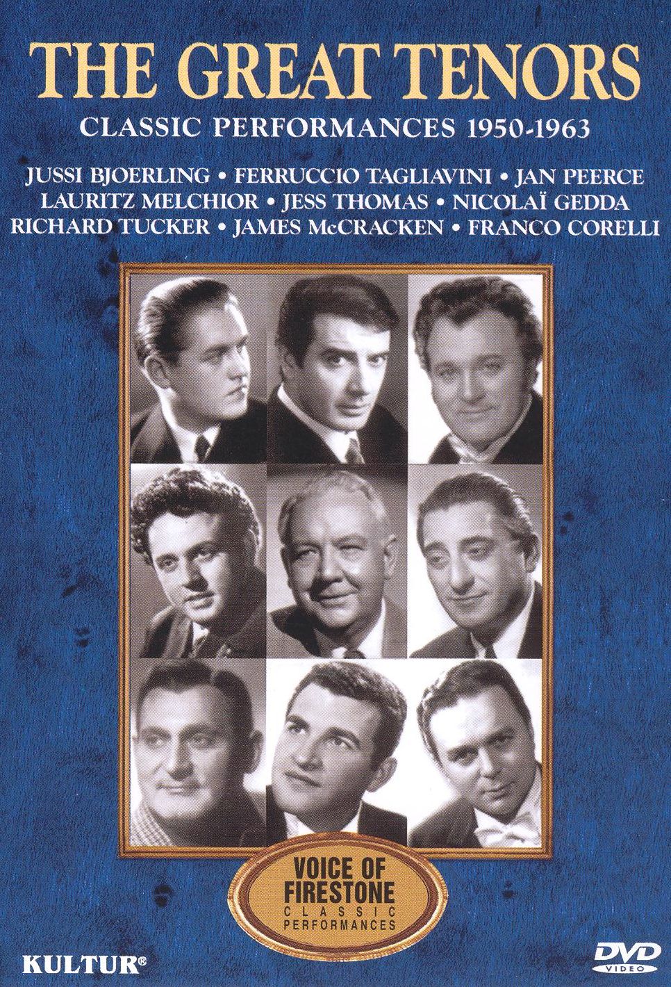 The Voice of Firestone: The Great Tenors - Classic Performances, 1950-1963