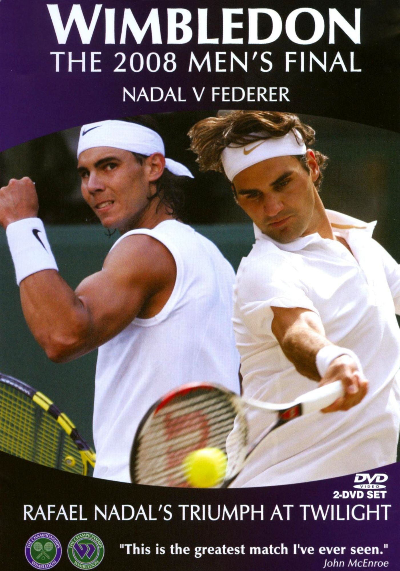 Wimbledon: The 2008 Men's Final Nadal vs. Federer [2 Discs]