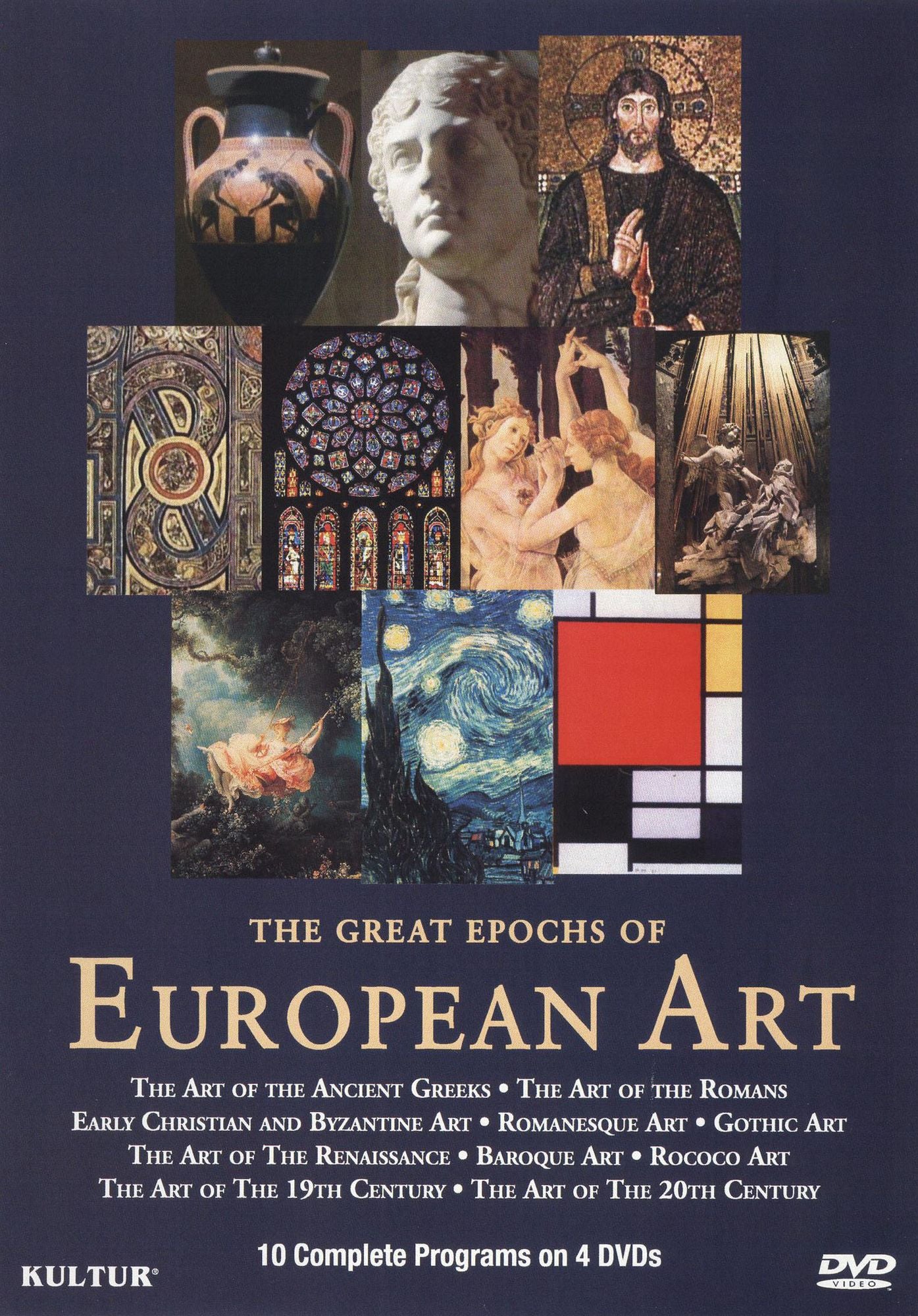 The Great Epochs of European Art [4 Discs]
