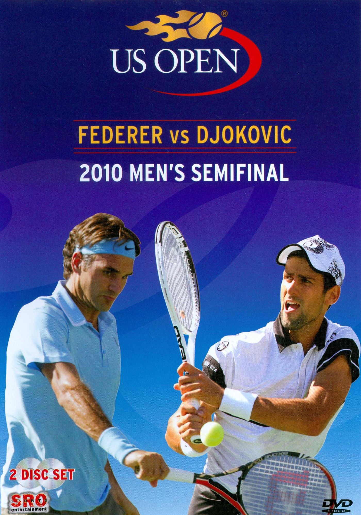 US Open: 2010 Men's Semifinal - Federer vs. Djokovic [2 Discs]