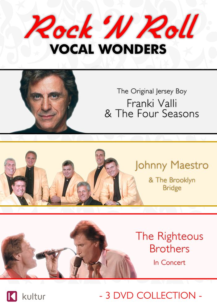 Rock 'N Roll Vocal Wonders: Frankie Valli/Johnny Maestro/The Righteous Brothers [3 Discs]