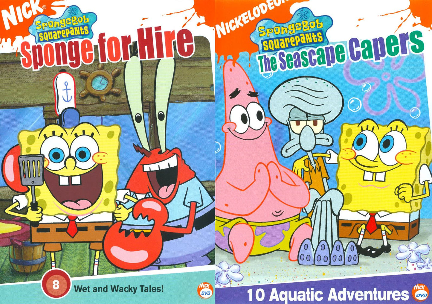 SpongeBob SquarePants: Sponge for Hire/The Seascape Capers [2 Discs]