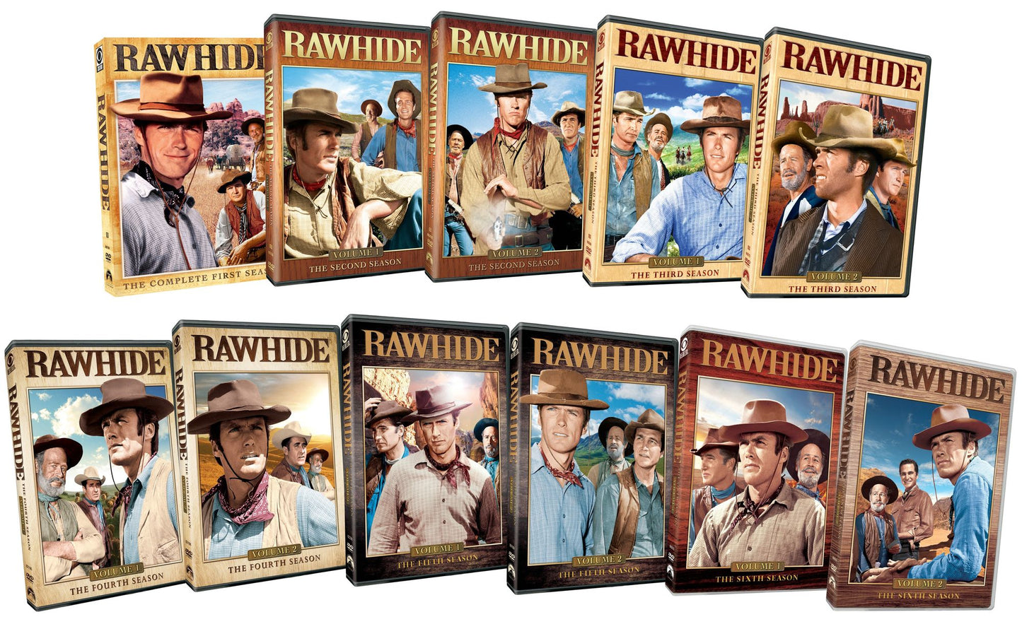 Rawhide: Seasons 1-6 [47 Discs]