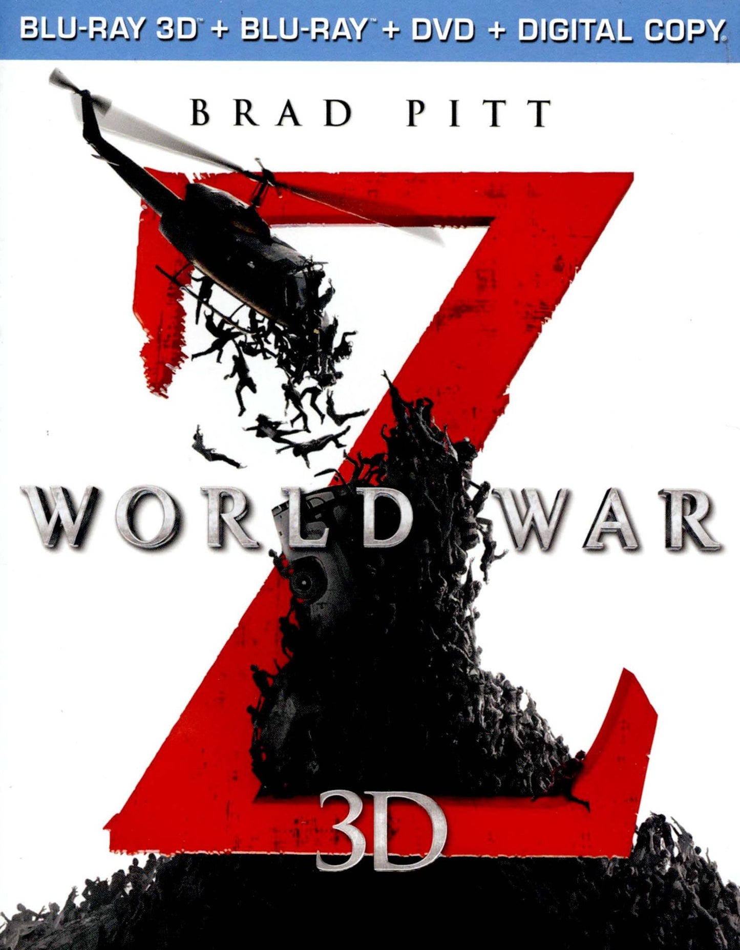 World War Z 3D [Unrated] [3 Discs] [Includes Digital Copy] [3D] [Blu-ray/DVD]