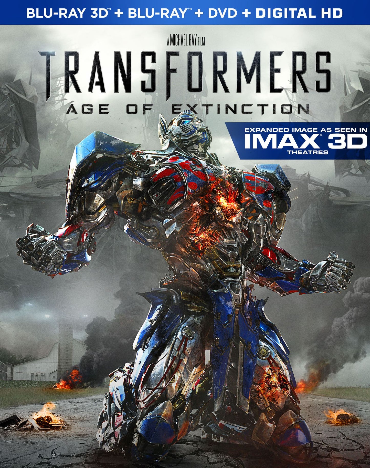 TRANSFORMERS: AGE(3-D BR W/DVD)