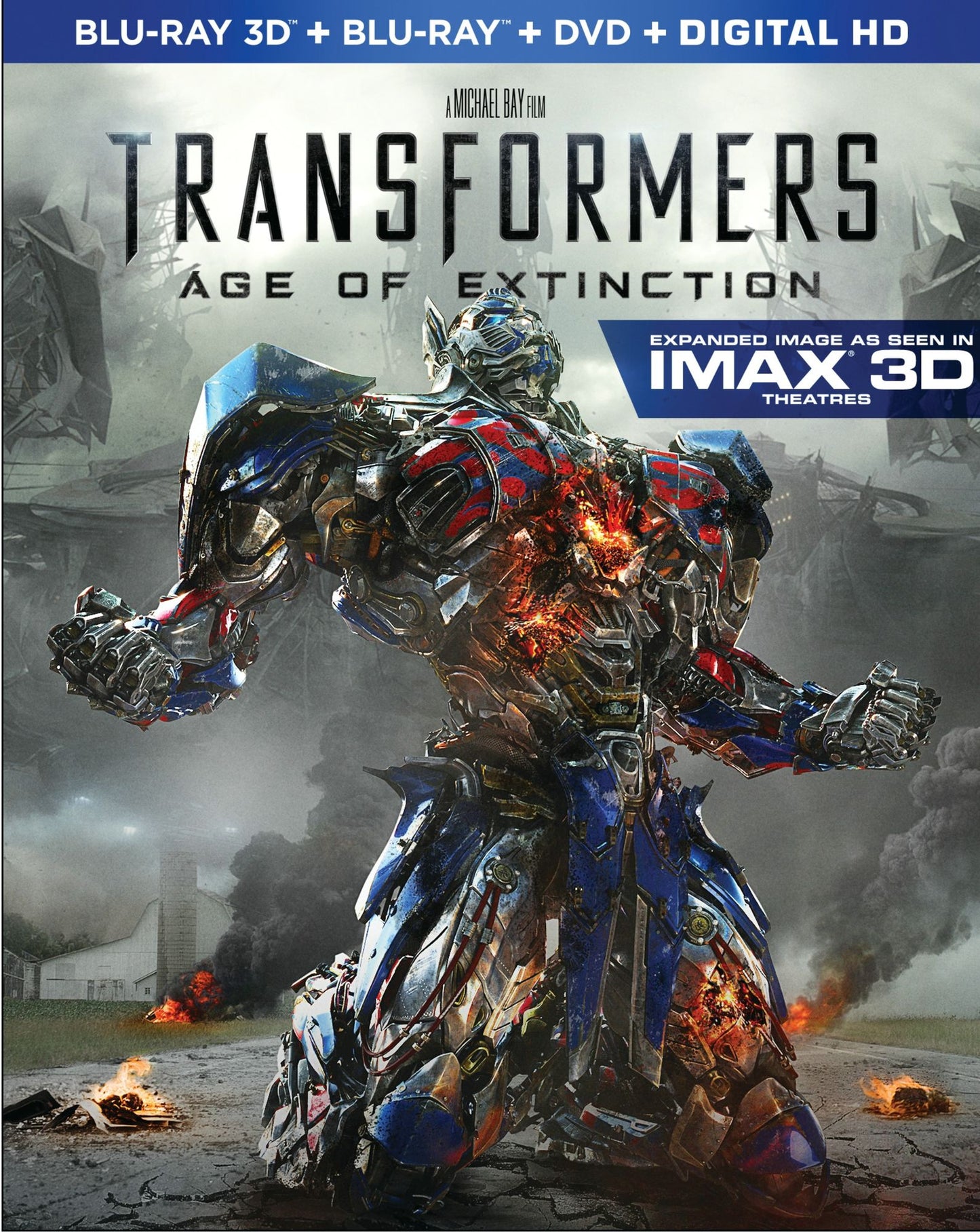 TRANSFORMERS: AGE(3-D BR W/DVD)
