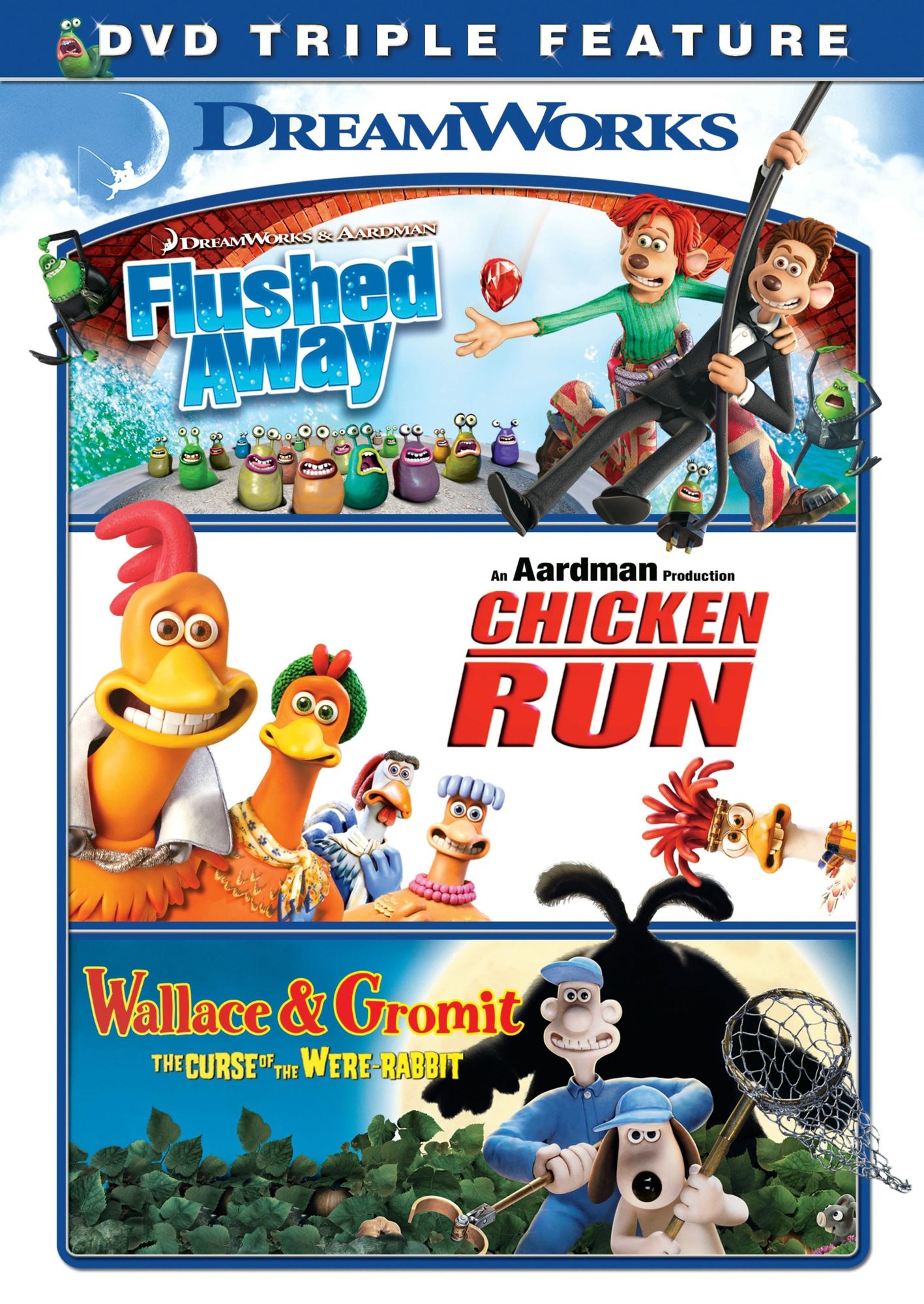 Flushed Away / Chicken Run / Wallace & Gromit