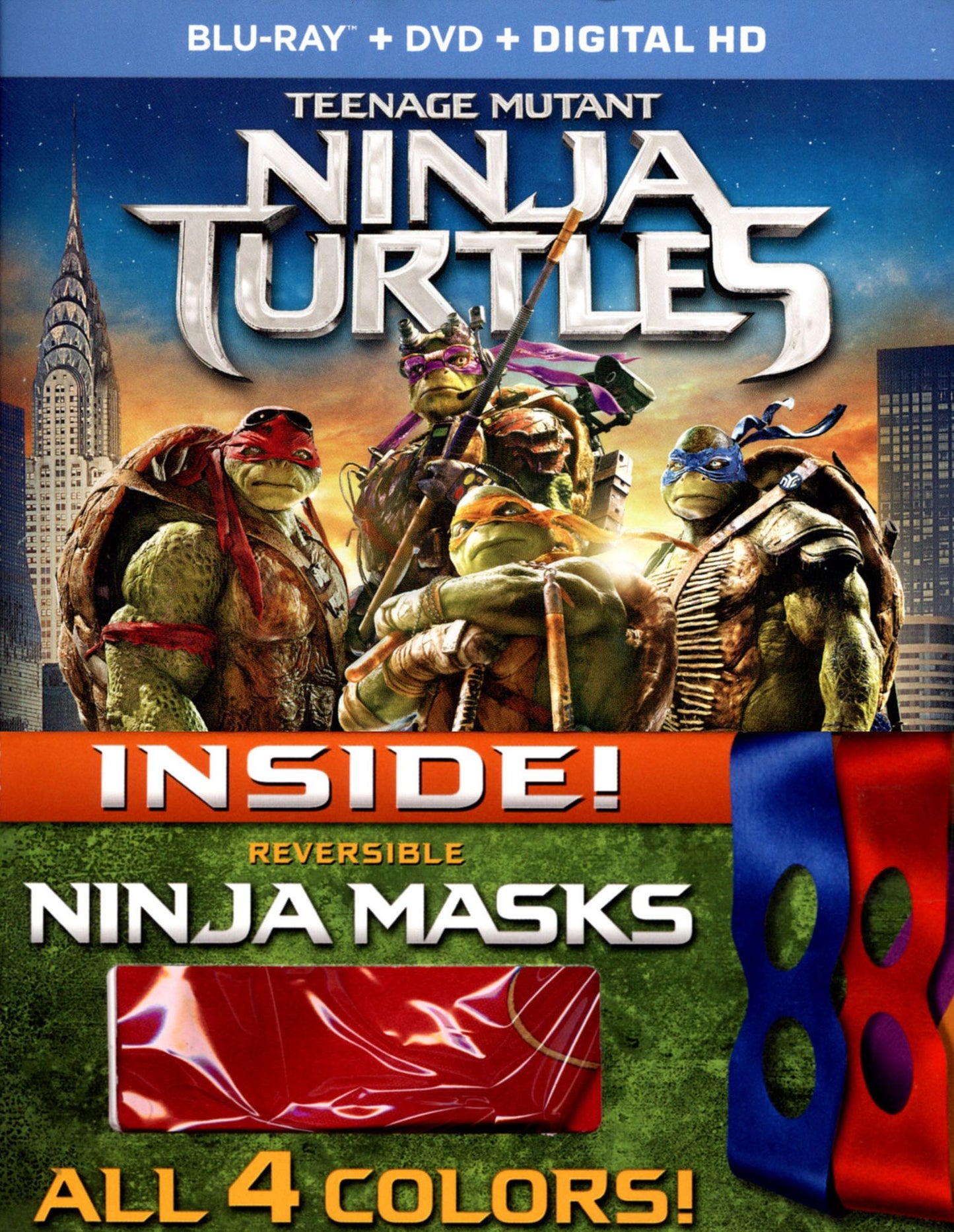 Teenage Mutant Ninja Turtles [With Mask] [Blu-ray/DVD]