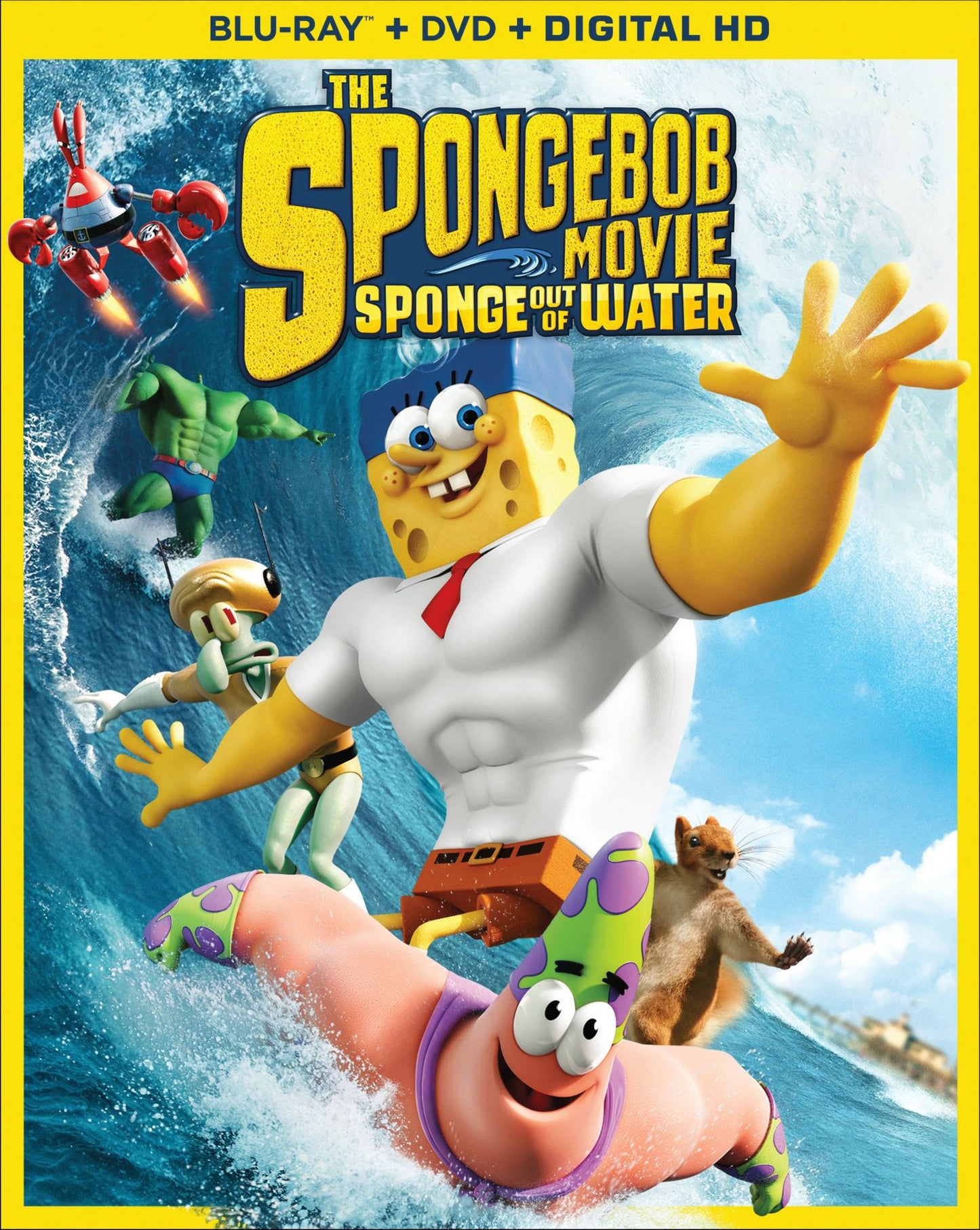 The SpongeBob Movie: Sponge out of Water [2 Discs] [Includes Digital Copy] [Blu-ray/DVD]