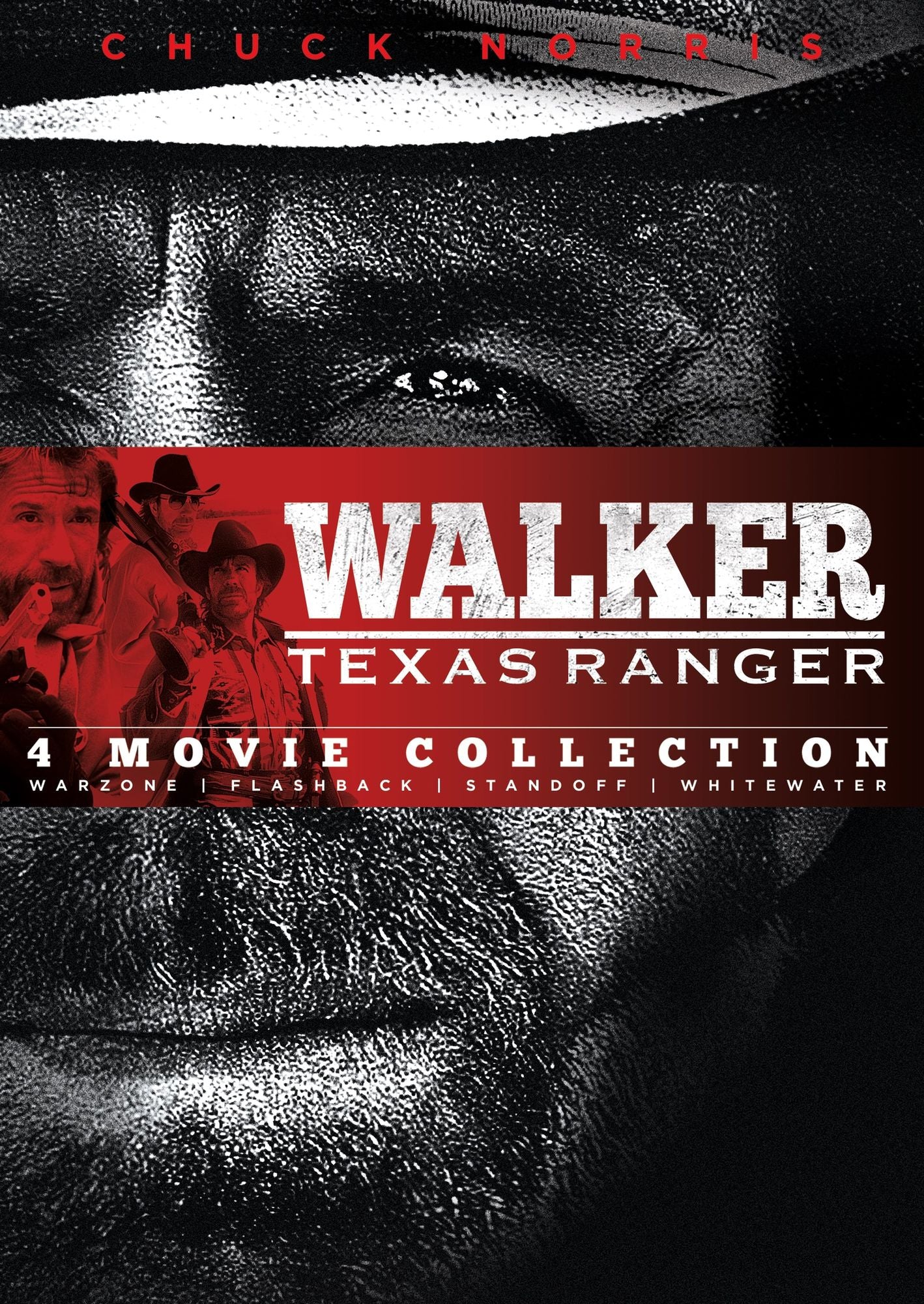 Walker, Texas Ranger: Four Movie Collection - Warzone/Flashback/Standoff/Whitewater [4 Discs]