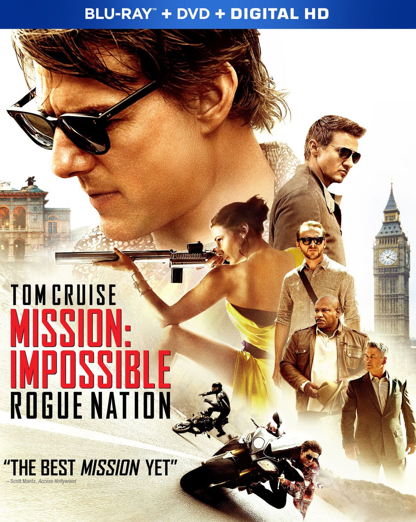 Mission: Impossible - Rogue Nation [Includes Digital Copy] [Blu-ray/DVD]