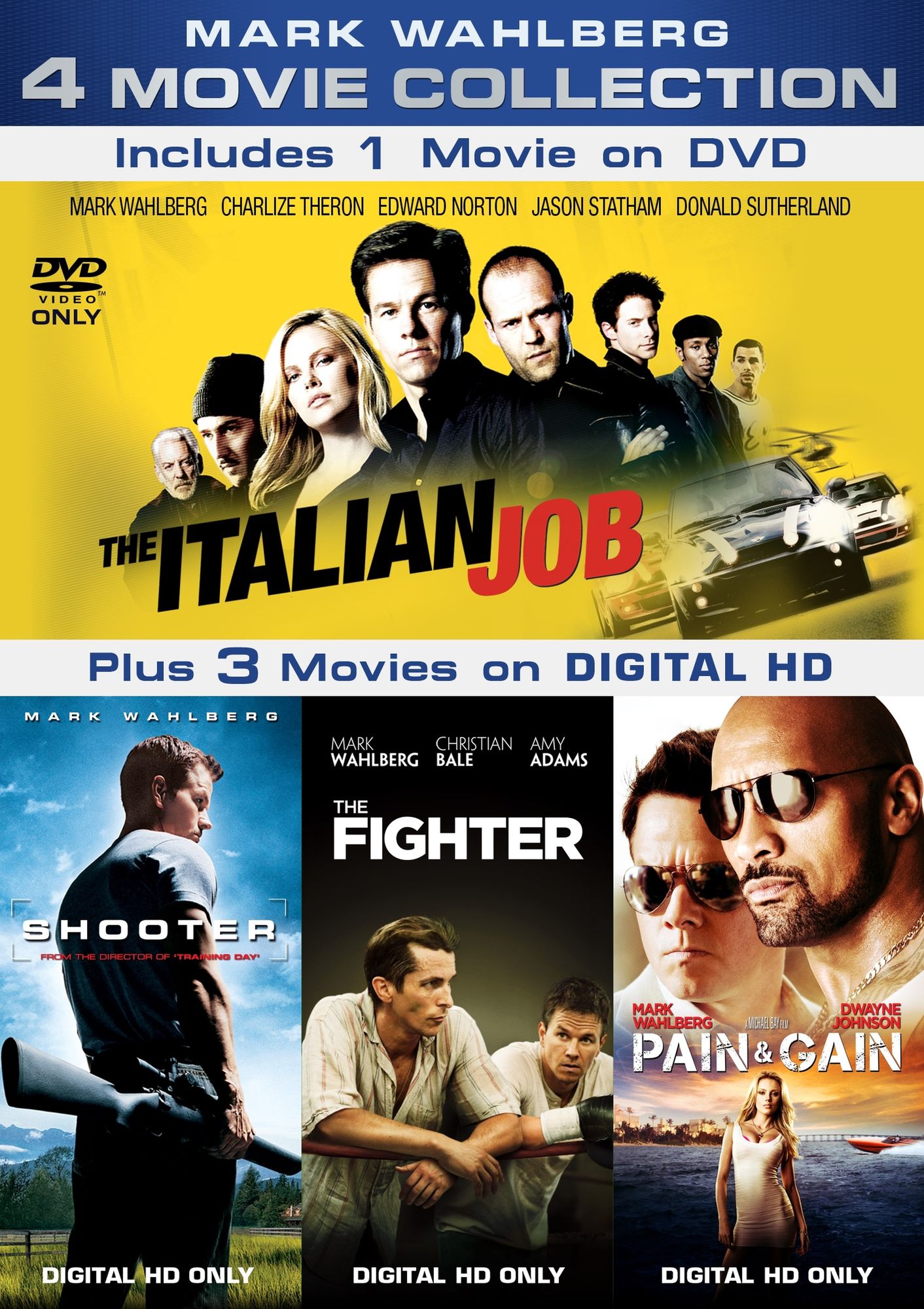 Mark Wahlberg: 4-Movie Collection [1 Movie on DVD/3 Movies on Digital HD]
