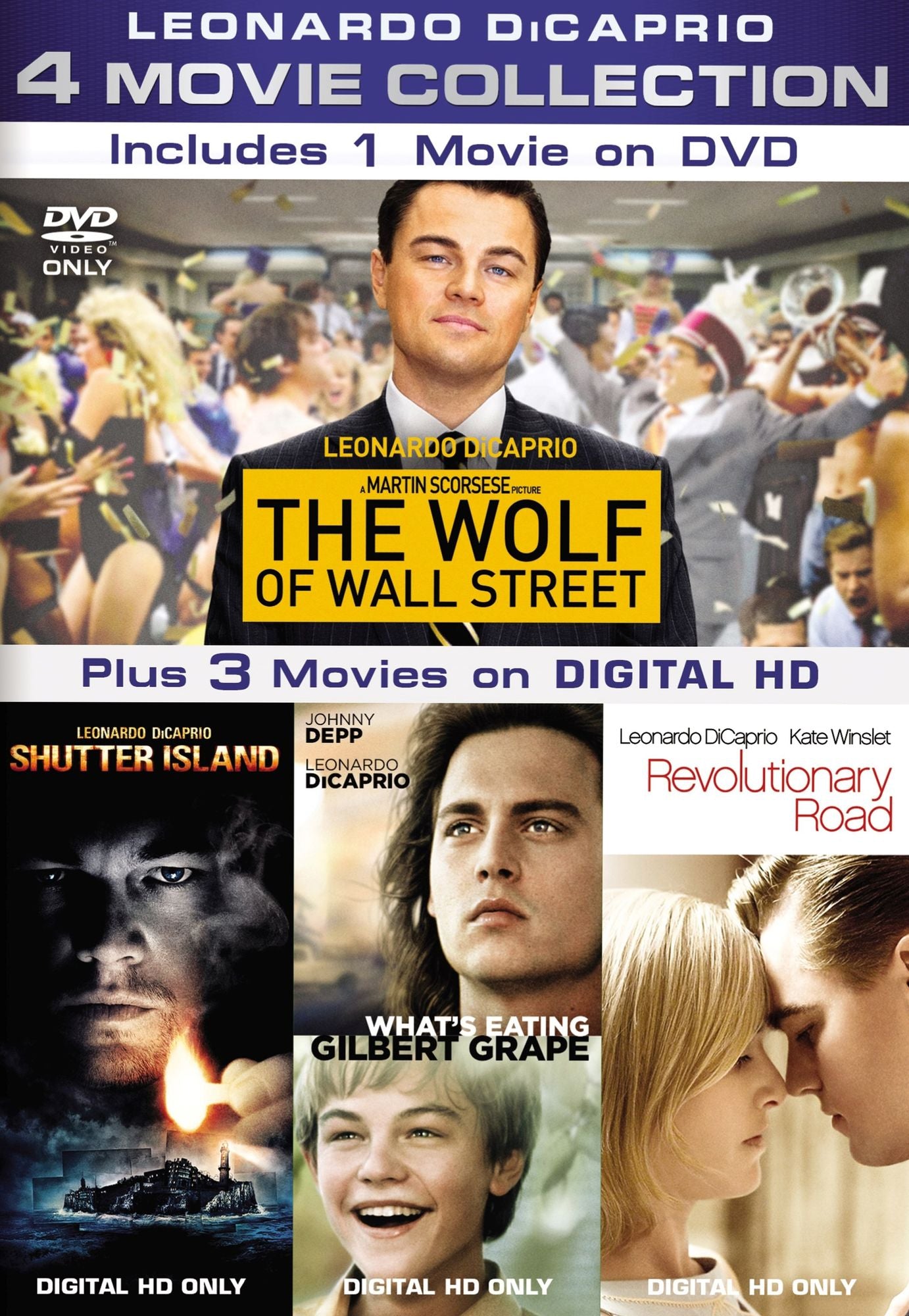 LEONARDO DICAPRIO 4-MOVIE COLL.