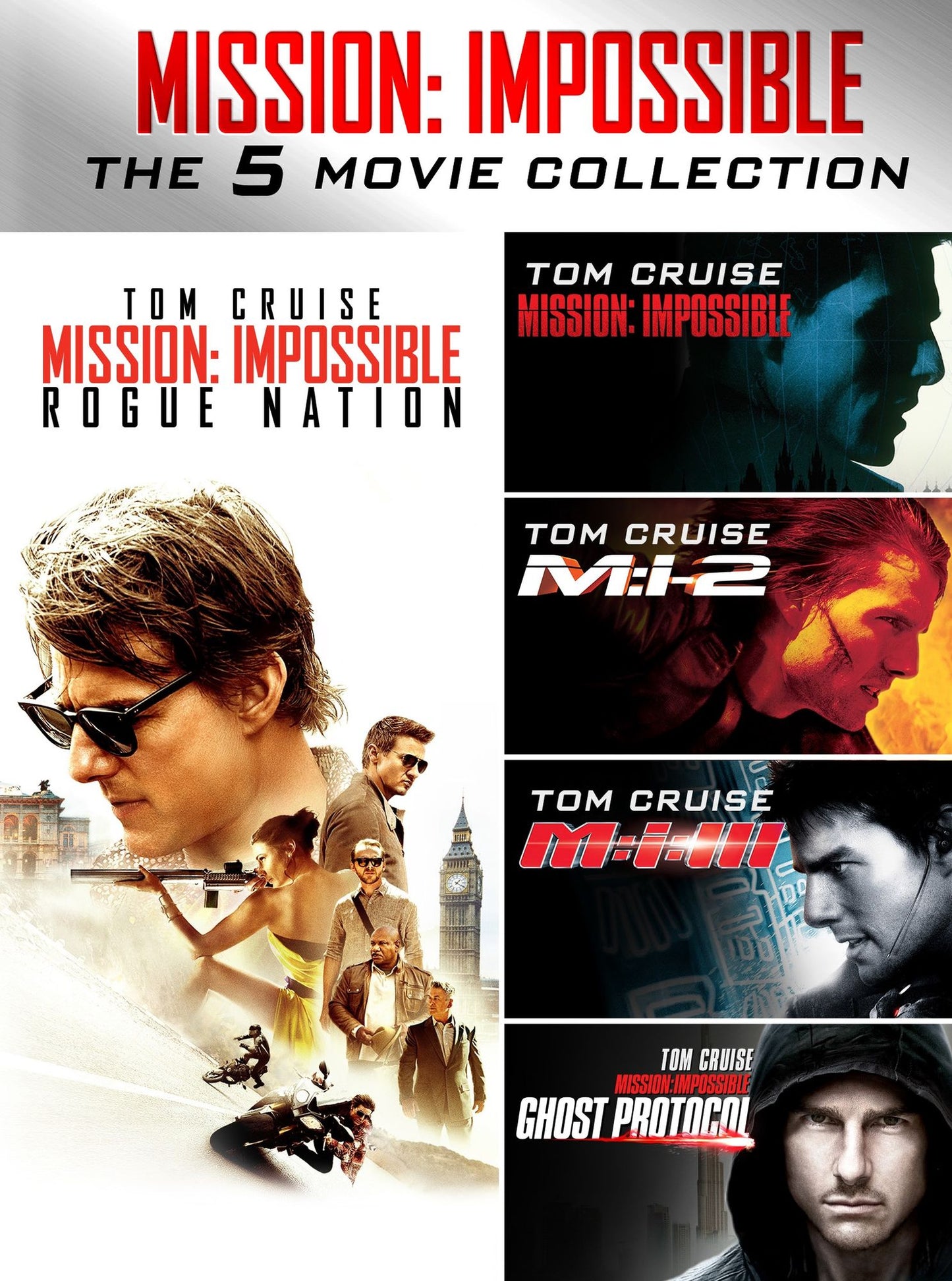 Mission: Impossible 5-Movie Collection [5 Discs]