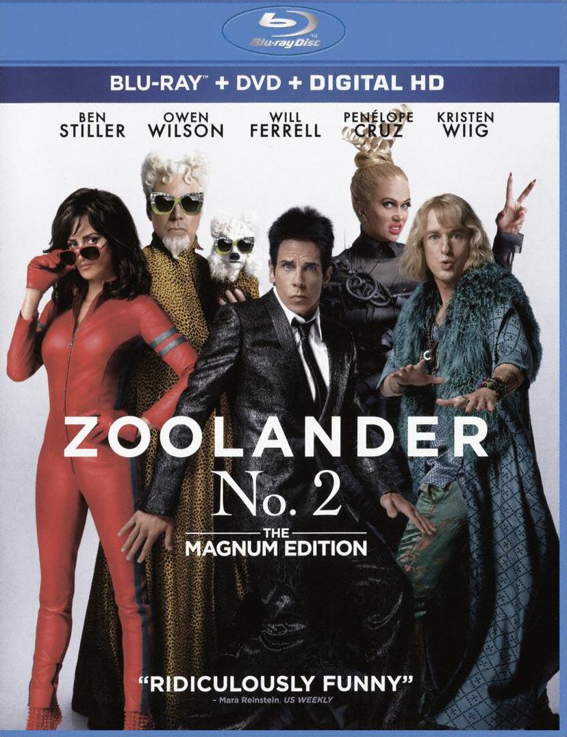 Zoolander No. 2 [Includes Digital Copy] [Blu-ray/DVD]