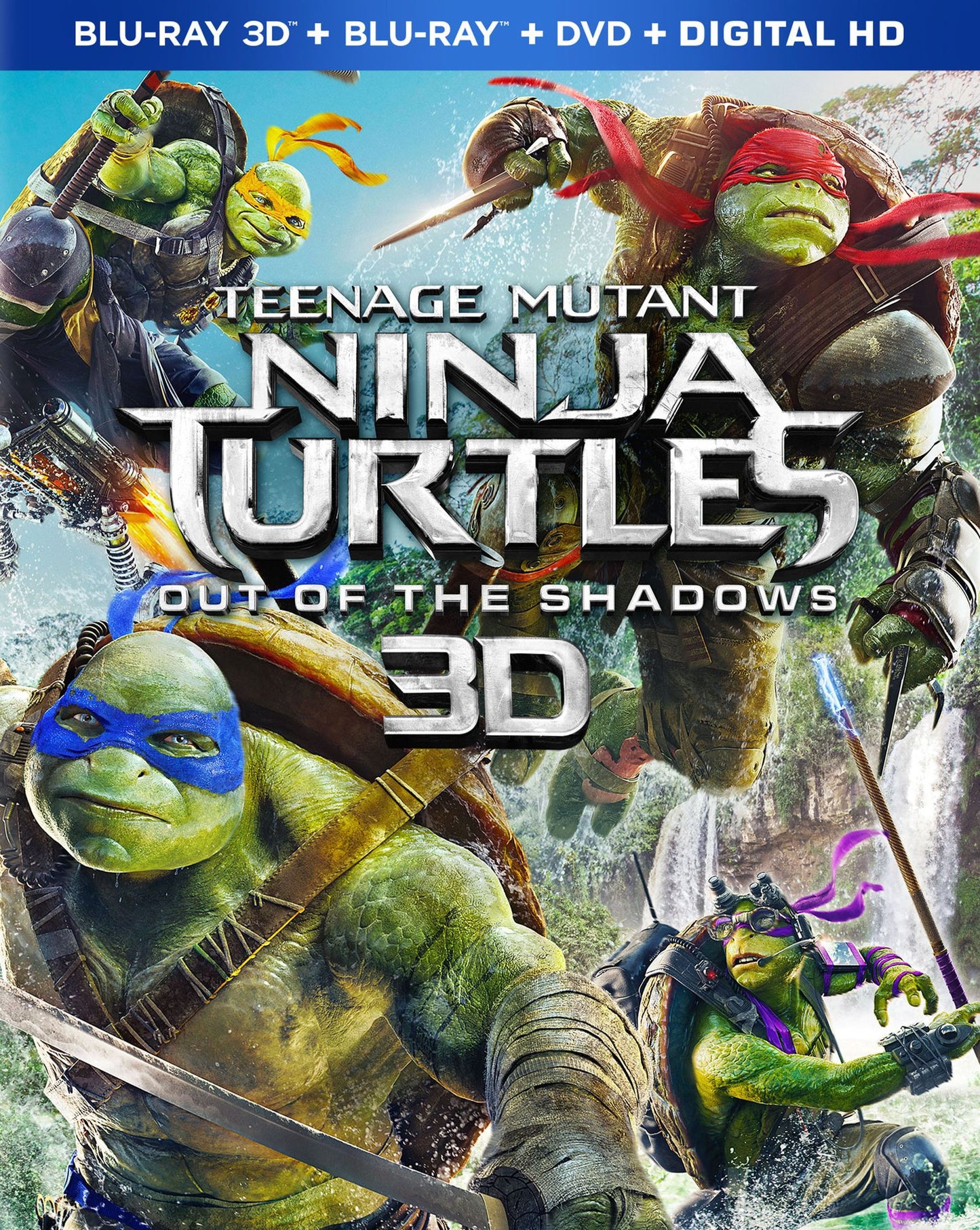 Teenage Mutant Ninja Turtles: Out of the Shadows [Includes Digital Copy] [3D] [Blu-ray/DVD]
