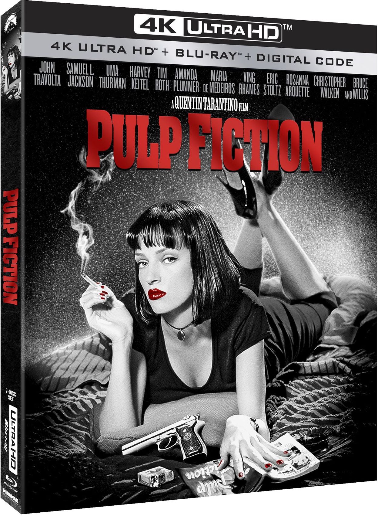Pulp Fiction [Includes Digital Copy] [4K Ultra HD Blu-ray/Blu-ray]
