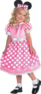 Disguise 177535 Clubhouse Minnie Mouse- Pink Toddler-Child Costume