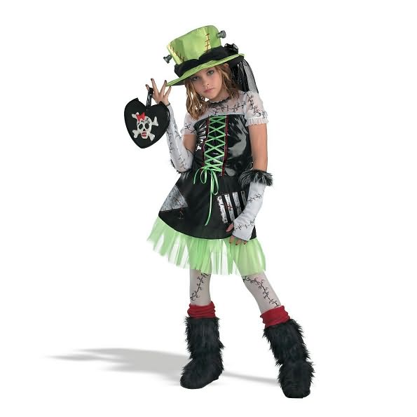 Monster Bride (Green) Child Costume: Size X-Large (14-16)
