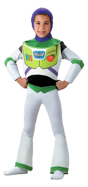 Toy Story - Buzz Lightyear Deluxe Toddler/Child Costume: Size Toddler (3T-4T)