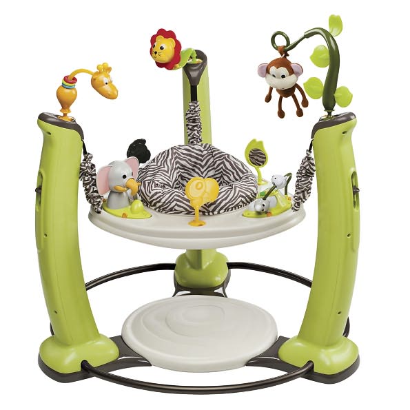 Evenflo ExerSaucer Jump & Learn Stationary Jumper, Jungle Quest