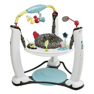 Evenflo ExerSaucer Jump & Learn Stationary Jumper, Jam Session