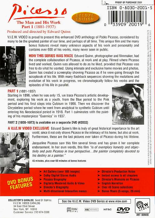 Picasso: The Man and His Work, Part 1 (1881-1937) [Deluxe Edition]