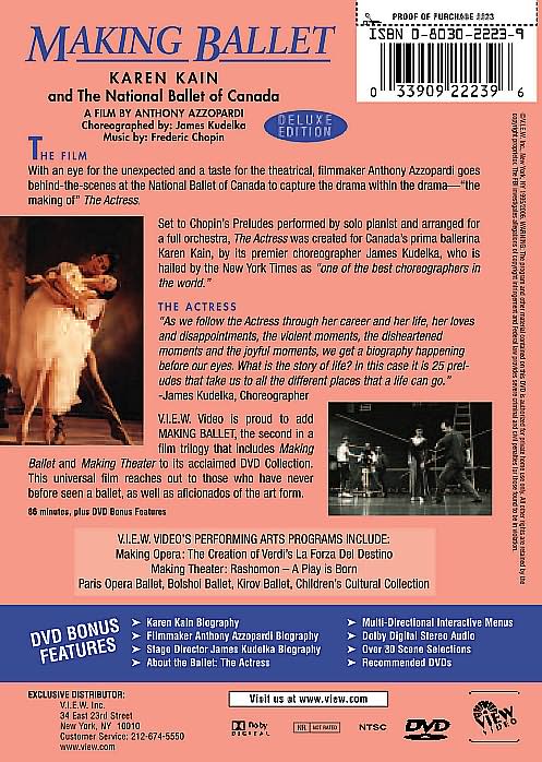 Making Ballet: Karen Kain and The National Ballet of Canada [Deluxe Edition]
