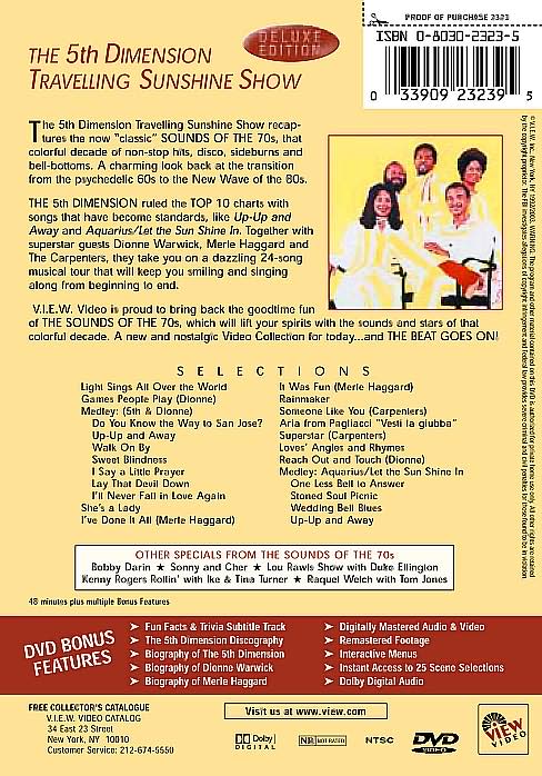 The 5th Dimension: Travelling Sunshine Show
