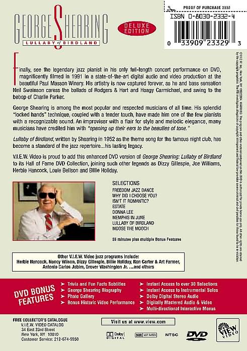 George Shearing: Lullaby of Birdland [Deluxe Edition]