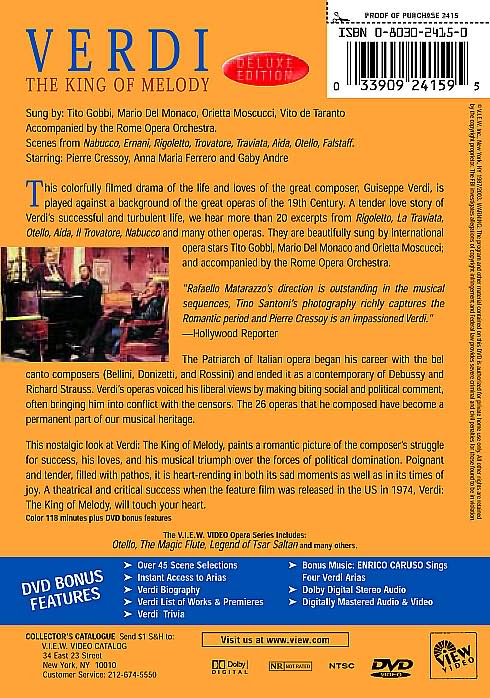 Verdi: The King of Melody