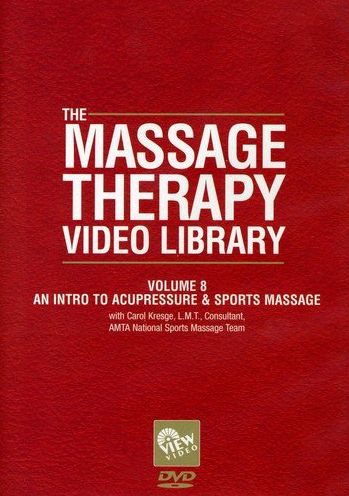 The Massage Therapy Video Library, Vol. 8: An Intro to Acupressure & Sports Massage