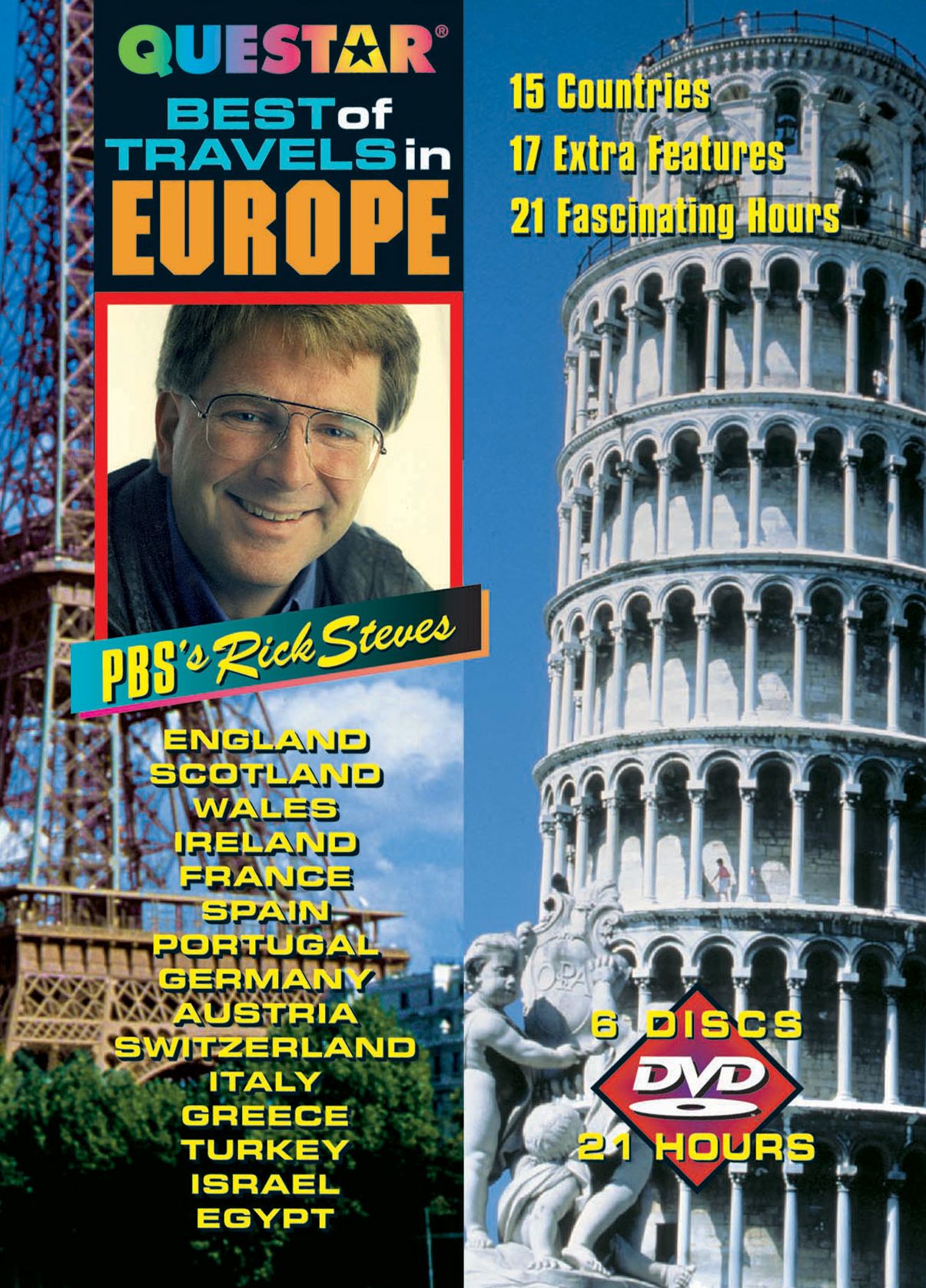 Rick Steves' Best of Travels in Europe [6 Discs]