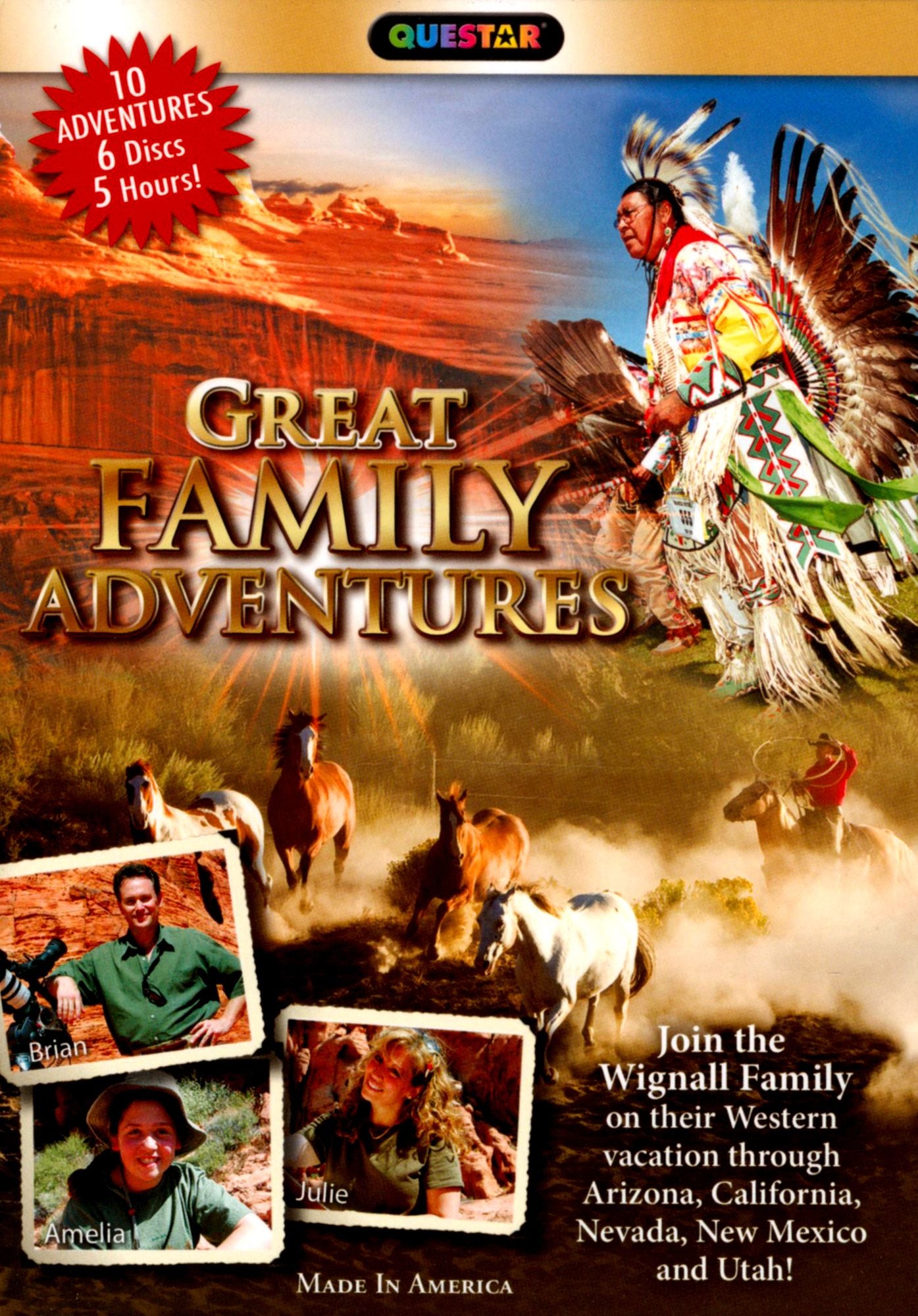 Great Family Adventures in the West [6 Discs]